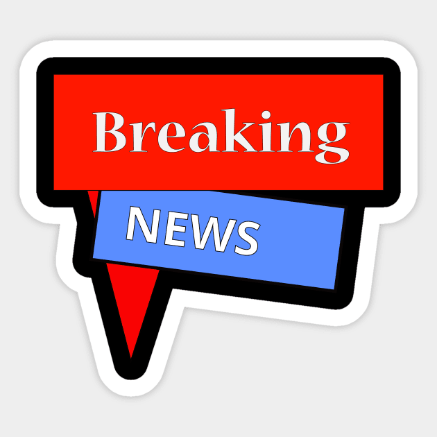 BREAKING NEWS Sticker by saber fahid 